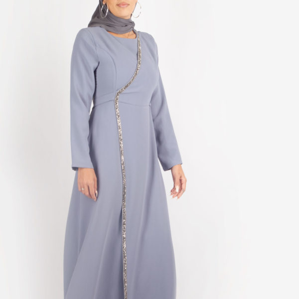 magnifique robe longue ABAYA abaya avec manches longues